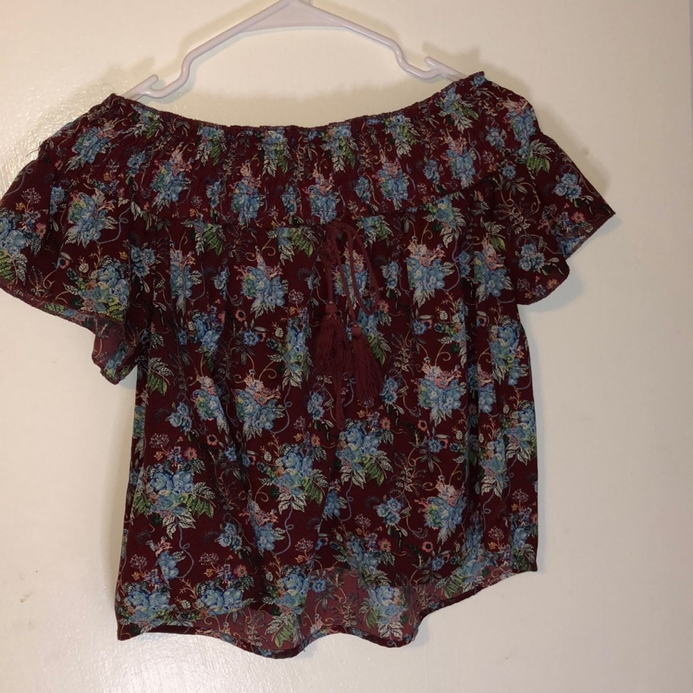 Off the shoulder blouse